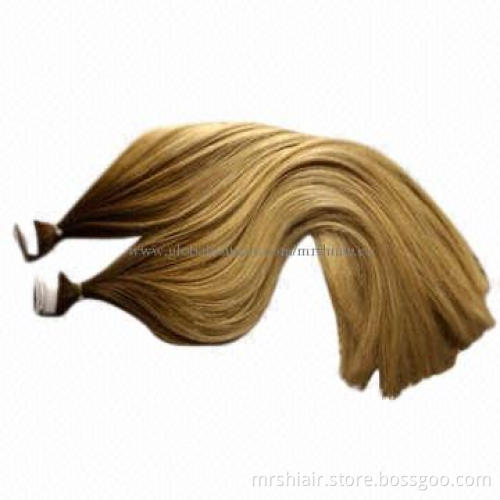 Ombre tape weft hair extension, velvet Remy quality with all cuticle on silky straight